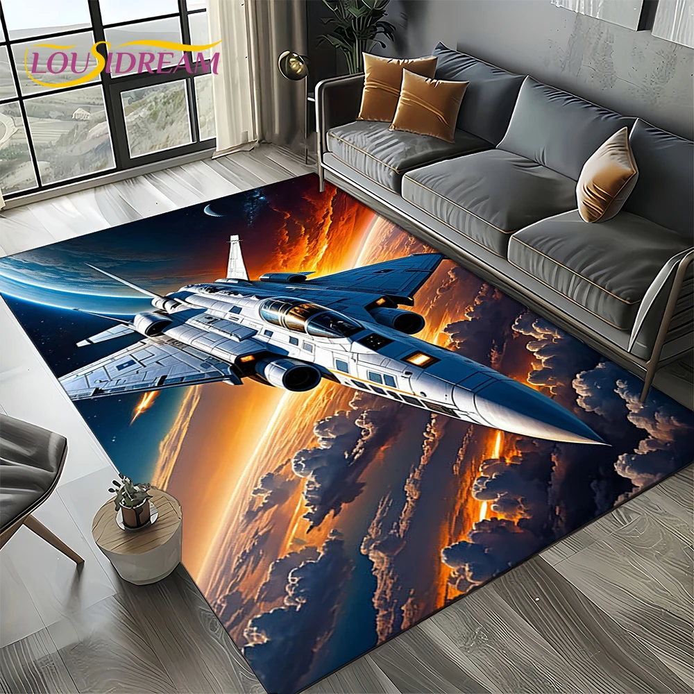 Jet Home Bathroom Mats - 3D 공간 스피트파이어 항공기 공군 제트