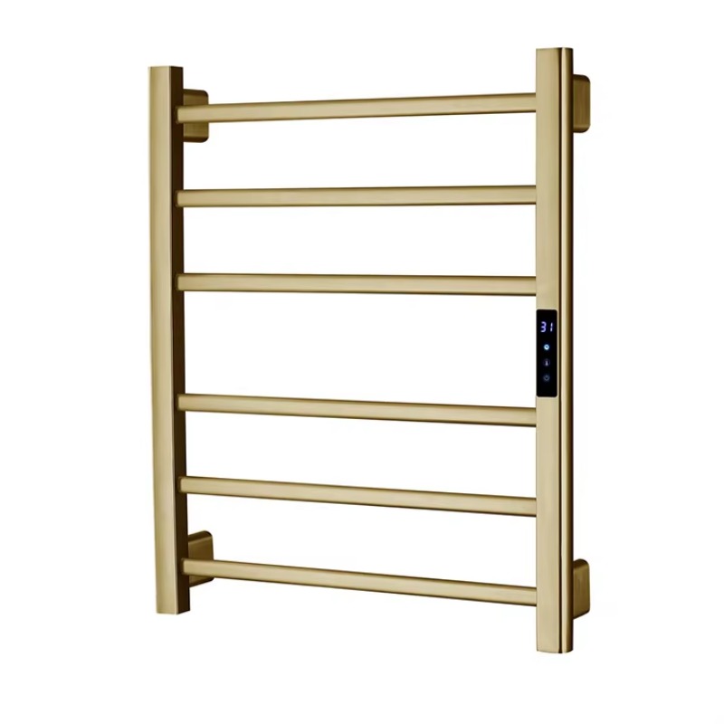 Towel Warmer Electric - 블랙 그레이 골드 브러쉬드 욕실 온도