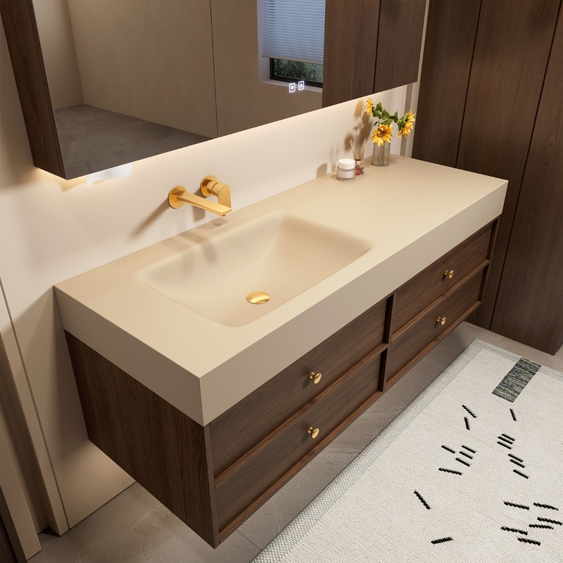 Home Bathroom Partition Wall - 모던 럭셔리 욕실 캐비닛 수납 정리