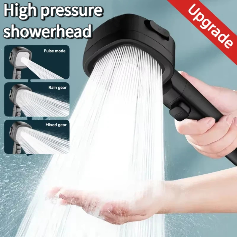 Home Bathroom Upgrades - 샤오미 고압 샤워헤드 3가지 모드 조절