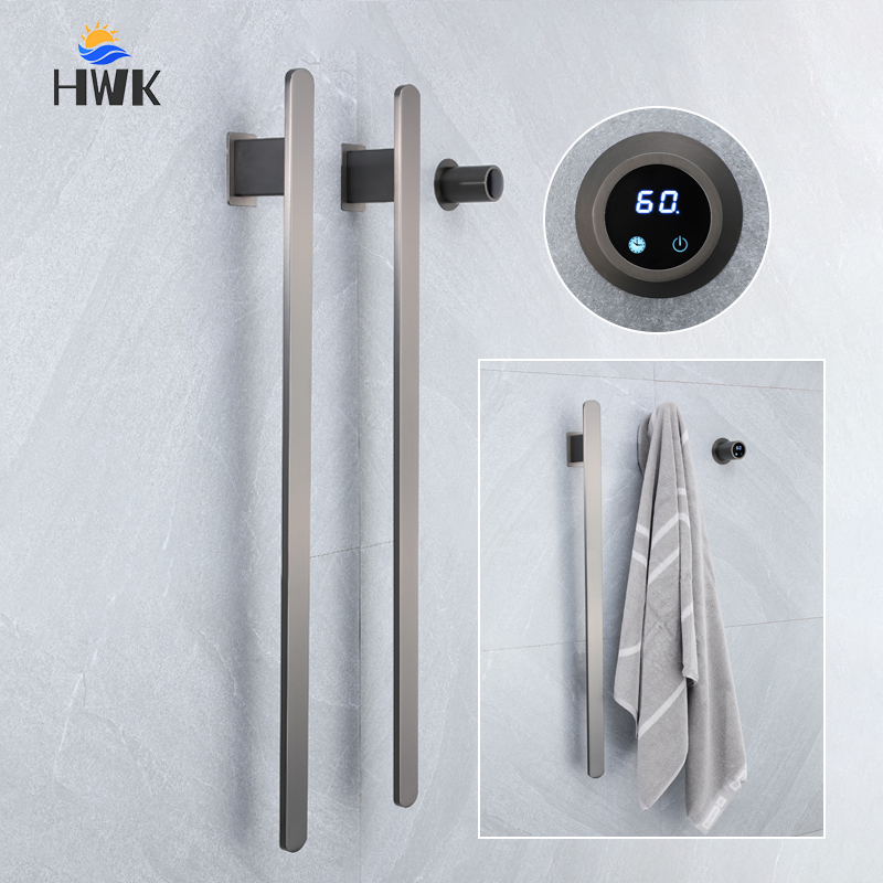 Towel Warmer Electric - 새로운 스타일 회색 욕실 수건 따뜻하게