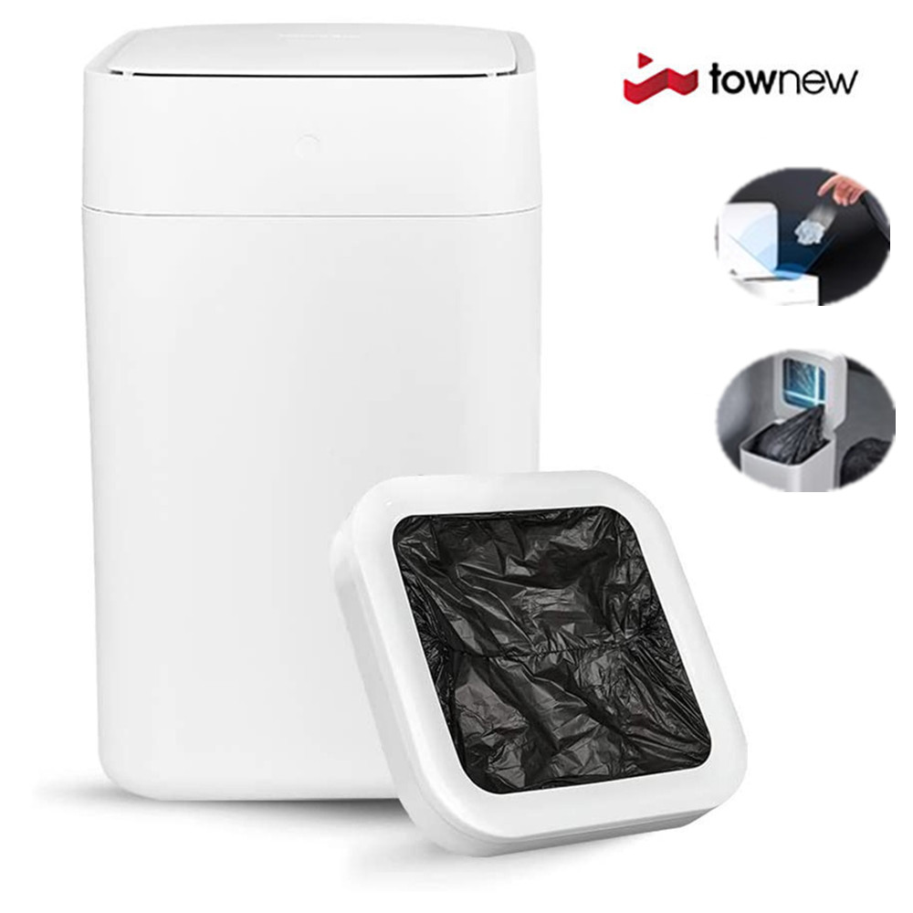 Home Bathroom Trash Can - Townew T1S 스마트 센서 주방 쓰레기통