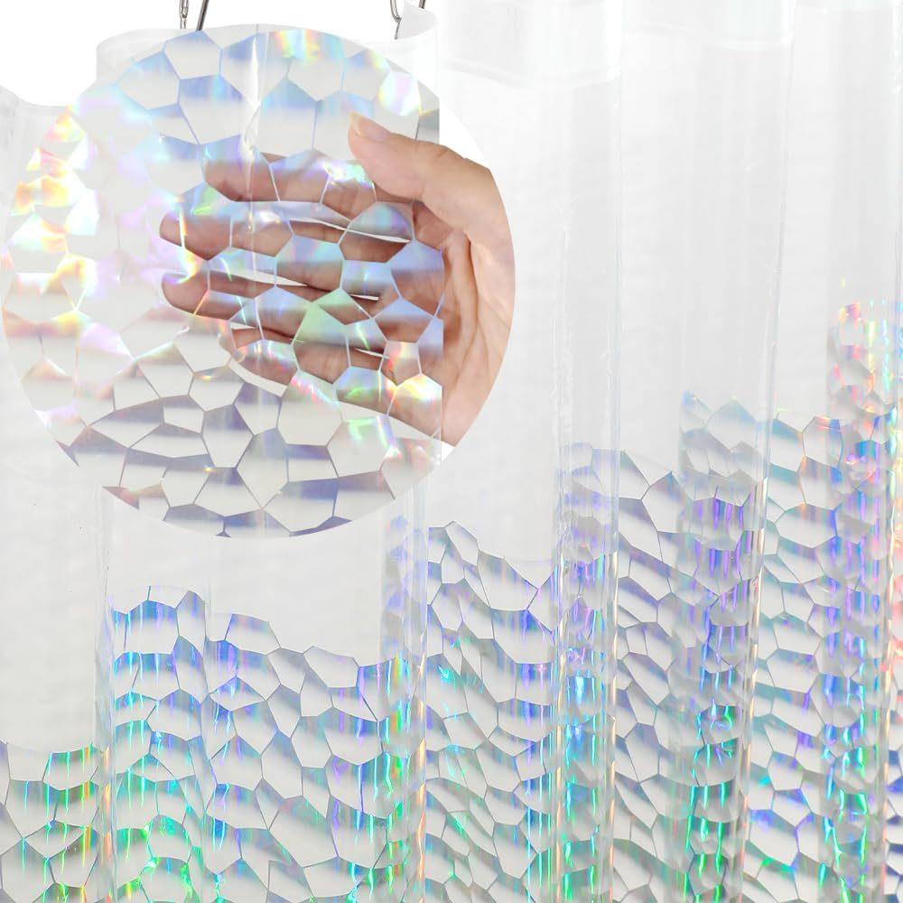 Shower Curtain Liner - 스타 인쇄 샤워 커튼 라이너 72Wx72H