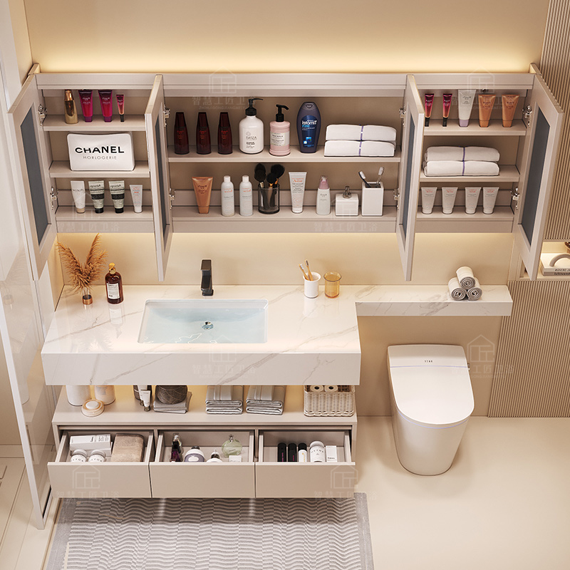 파티션 화장실 욕실 캐비닛 벽 선반 서랍장 싱크대 모던 - Home Bathroom Partition Wall 리뷰 및 가격