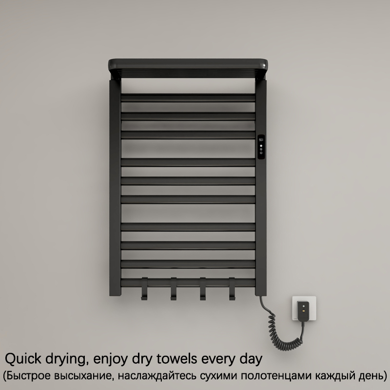 욕실 전기 가열 타월 레일 선반 포함 온도 조절 타이머 - Towel Warmer Electric 리뷰 및 가격
