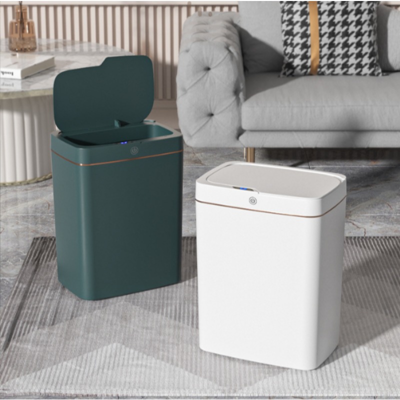 신제품 터치리스 USB 충전식 스마트 휴지통 가정용 주 - Home Bathroom Trash Can 리뷰 및 가격