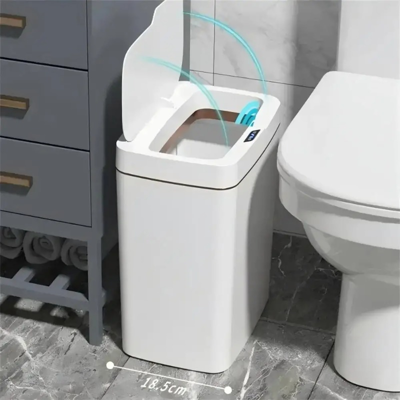 신제품 터치리스 USB 충전식 스마트 휴지통 가정용 주 - Home Bathroom Trash Can 리뷰 및 가격