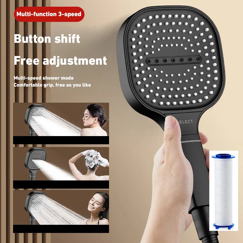 대형 패널 샤워 헤드 13cm 고압 마사지 3가지 모드 - Home Bathroom Upgrades 리뷰 및 가격