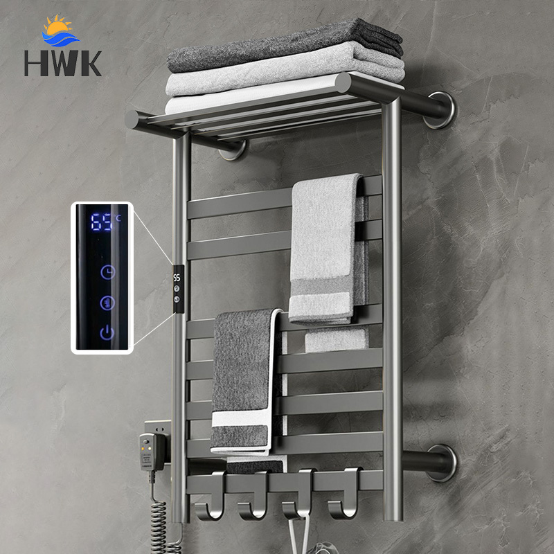 검정/흰색/회색 수건 건조기. 선반이 있는 디지털 디스 - Towel Warmer Electric 리뷰 및 가격