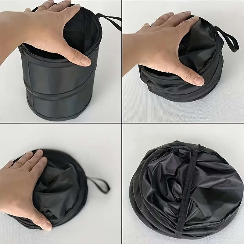 접이식 휴대용 쓰레기통, 누수 방지 폴리아미드 걸이형  - Home Bathroom Trash Can 리뷰 및 가격