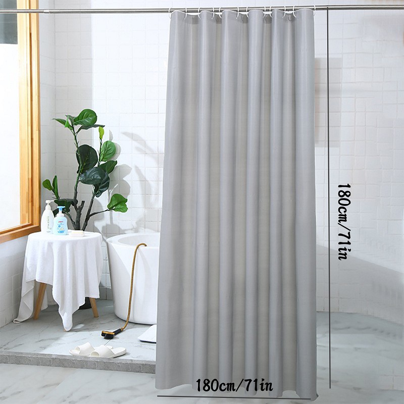 PEVA 방수 샤워 커튼 곰팡이 욕실 솔리드 커튼 웨이 - Shower Curtain Liner 리뷰 및 가격
