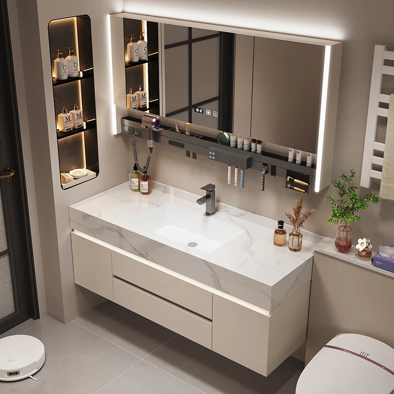 파티션 수납장 욕실 캐비닛 정리함 거울 벽 선반 액세서 - Home Bathroom Partition Wall 리뷰 및 가격