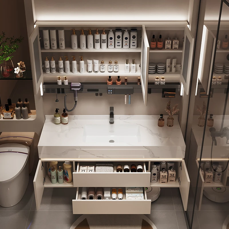 파티션 수납장 욕실 캐비닛 정리함 거울 벽 선반 액세서 - Home Bathroom Partition Wall 리뷰 및 가격