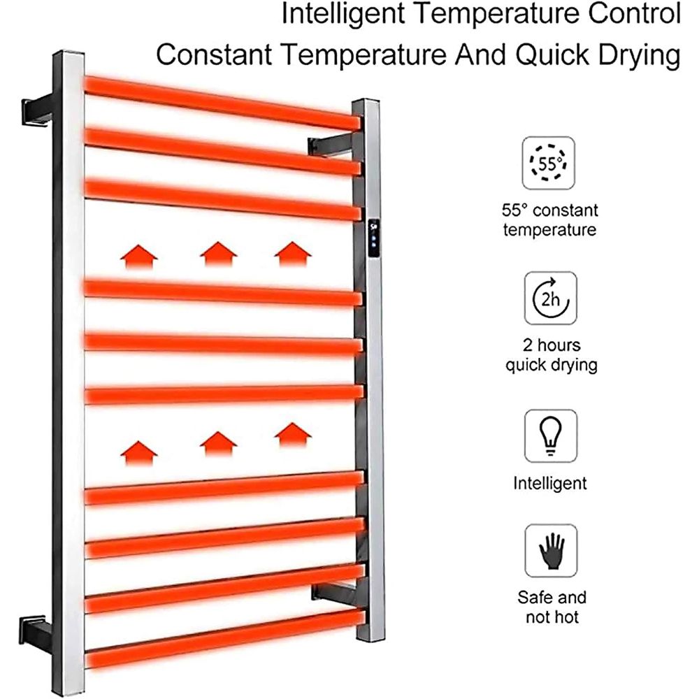 타이머가 있는 전기 타월 워머, 벽걸이형 10바 스마트 - Towel Warmer Electric 리뷰 및 가격
