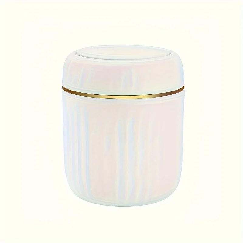 뚜껑이있는 미니 데스크탑 쓰레기통 쓰레기통 주최자 침실 - Home Bathroom Trash Can 리뷰 및 가격