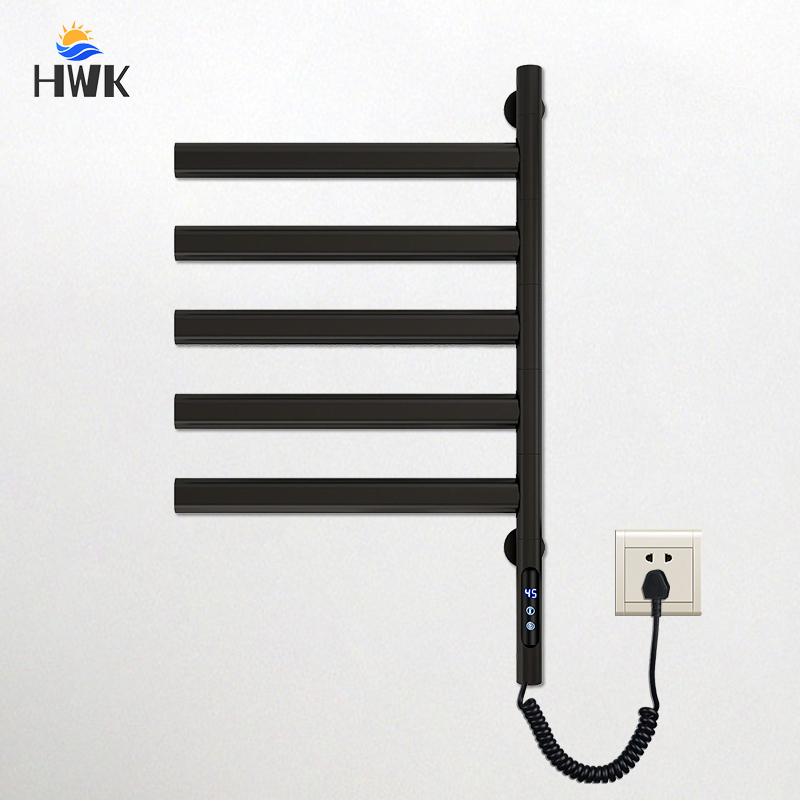 블랙/화이트/그레이 전기 온수 수건 레일 온도 조절 타 - Towel Warmer Electric 리뷰 및 가격
