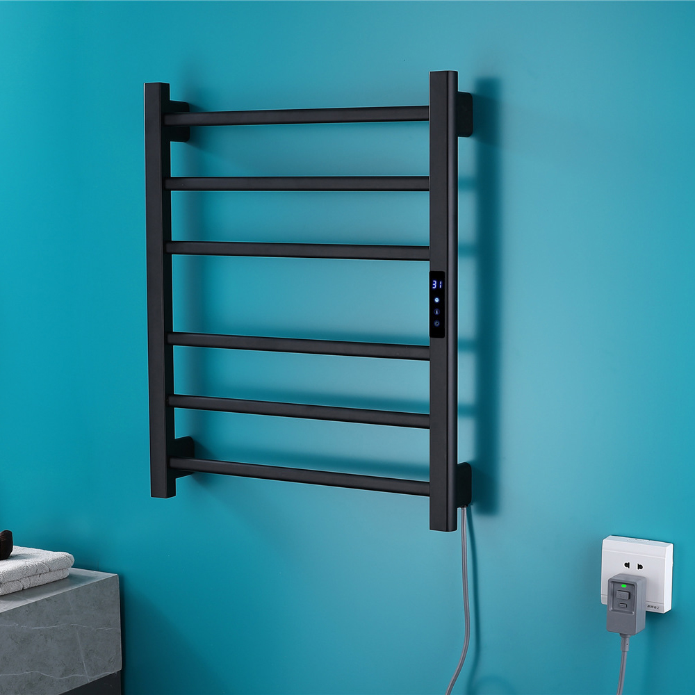 블랙 그레이 골드 브러쉬드 욕실 온도 조절식 전기 수건 - Towel Warmer Electric 리뷰 및 가격