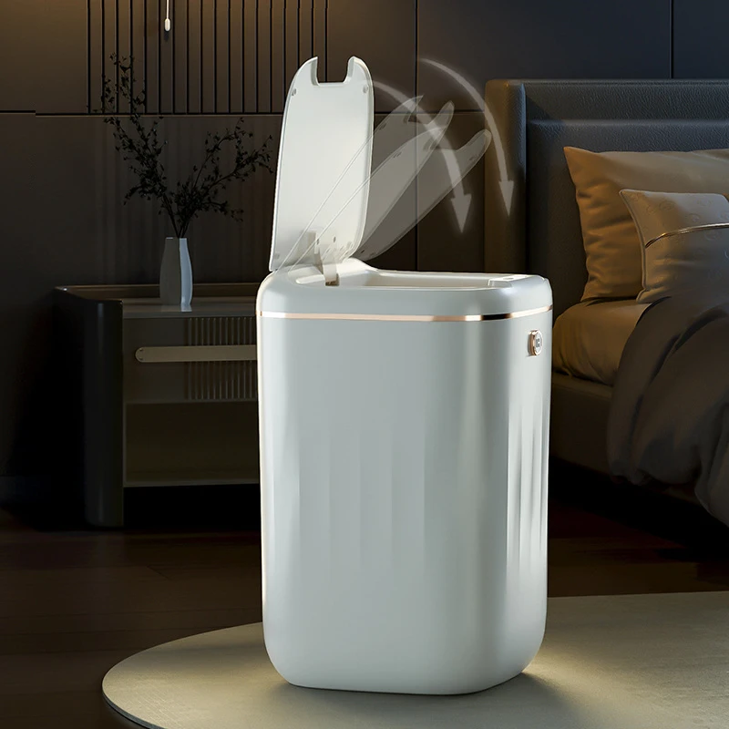 주방용 충전식 터치리스 쓰레기통, 스마트 센서 쓰레기통 - Home Bathroom Trash Can 리뷰 및 가격