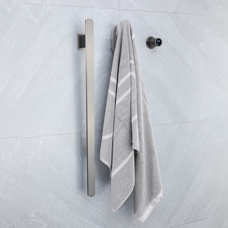 새로운 스타일 회색 욕실 수건 따뜻하게 숨겨진 전선 전 - Towel Warmer Electric 리뷰 및 가격