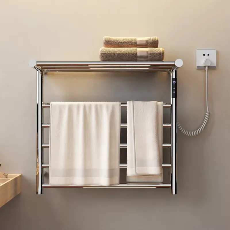 현대식 욕실 전기 수건 건조기 겸 수납 선반, 전기 가 - Towel Warmer Electric 리뷰 및 가격