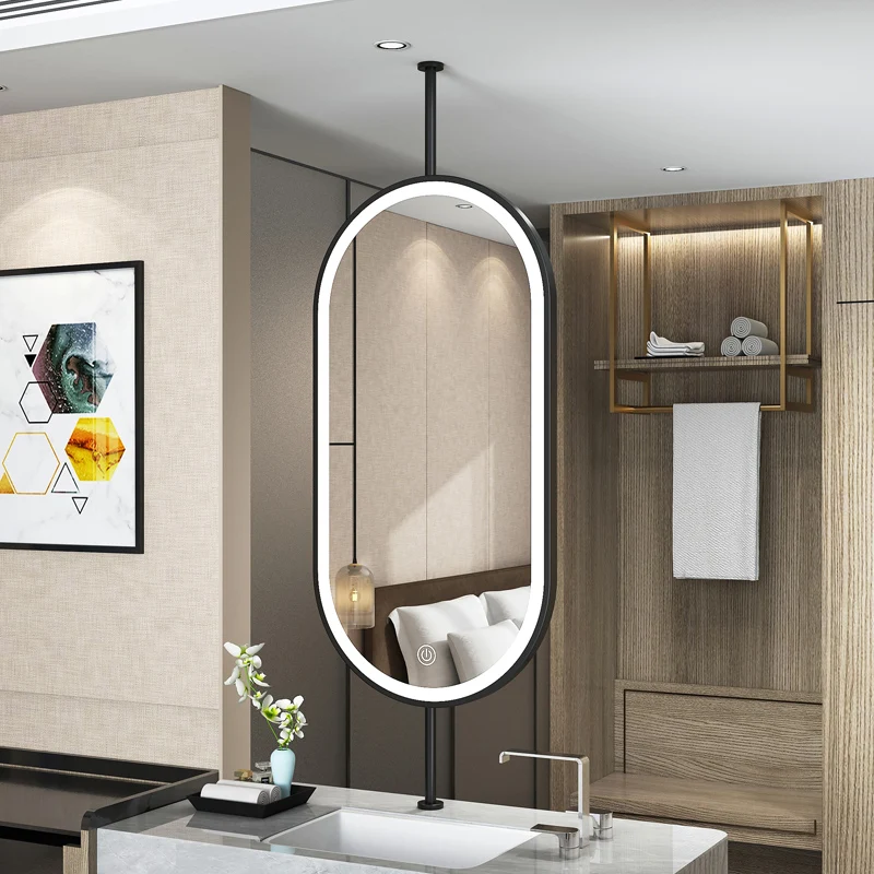 사이즈 60x90cm 천장형 타원형 거울 모던 심플 홈 - Home Bathroom Mirror 리뷰 및 가격