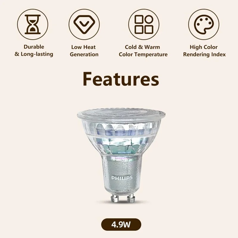 필립스 4.6W 에센셜 LED 매립형 천장 스팟 조명  - Philips Bulb Led Classic 리뷰 및 가격
